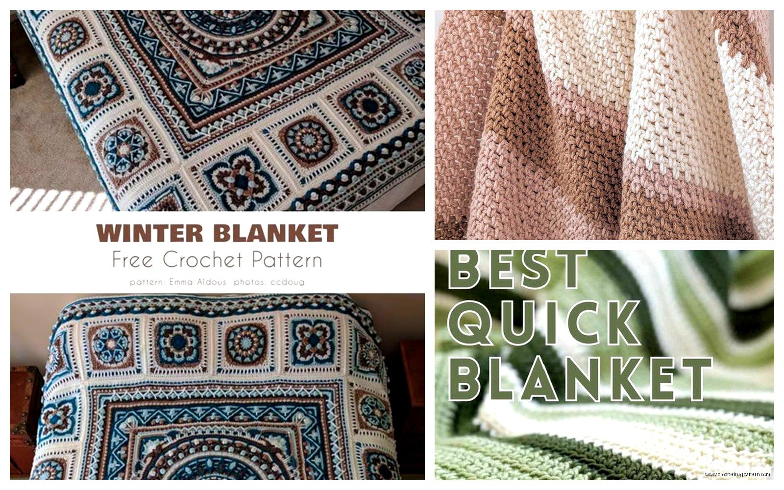 Large Crochet Blanket Patterns: King Size Tutorials