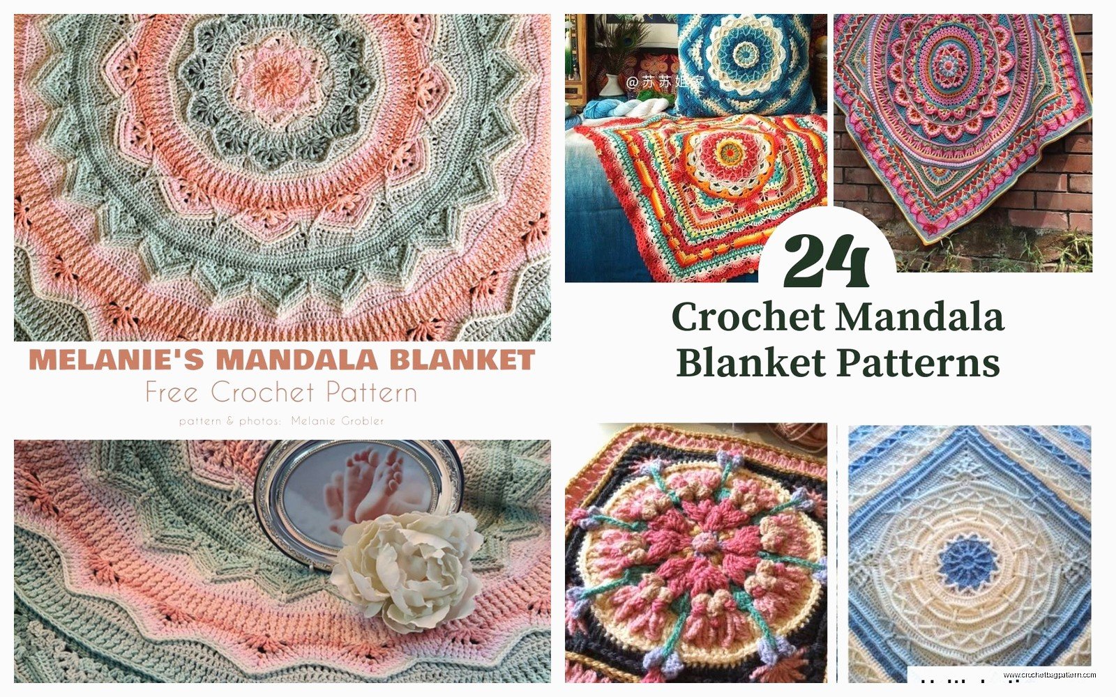 Mandala Blanket Crochet Pattern: Circular Design Tutorial