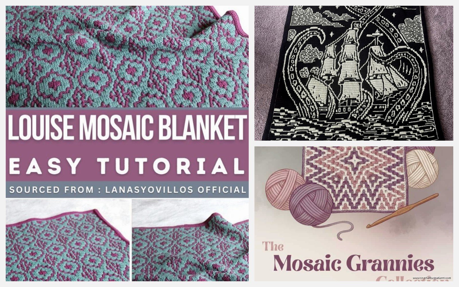 Mosaic Crochet Blanket: Overlay Pattern Tutorial