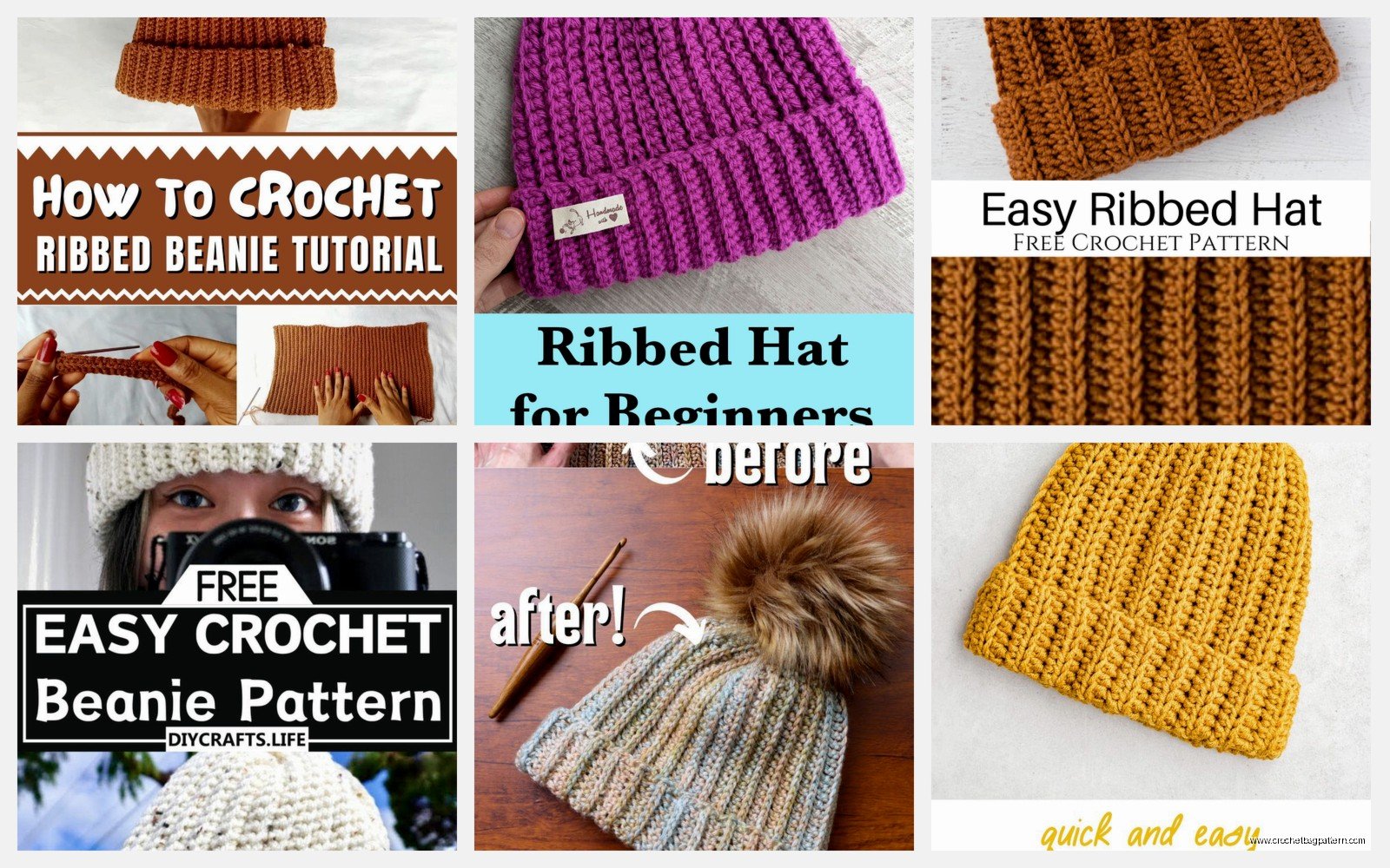 Ribbed Beanie Crochet Pattern: Textured Hat Tutorial