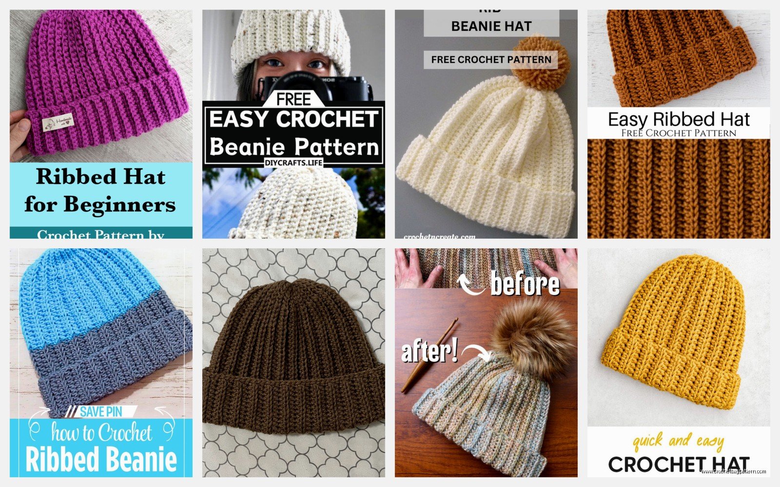 Ribbed Beanie Crochet Pattern: Textured Hat Tutorial