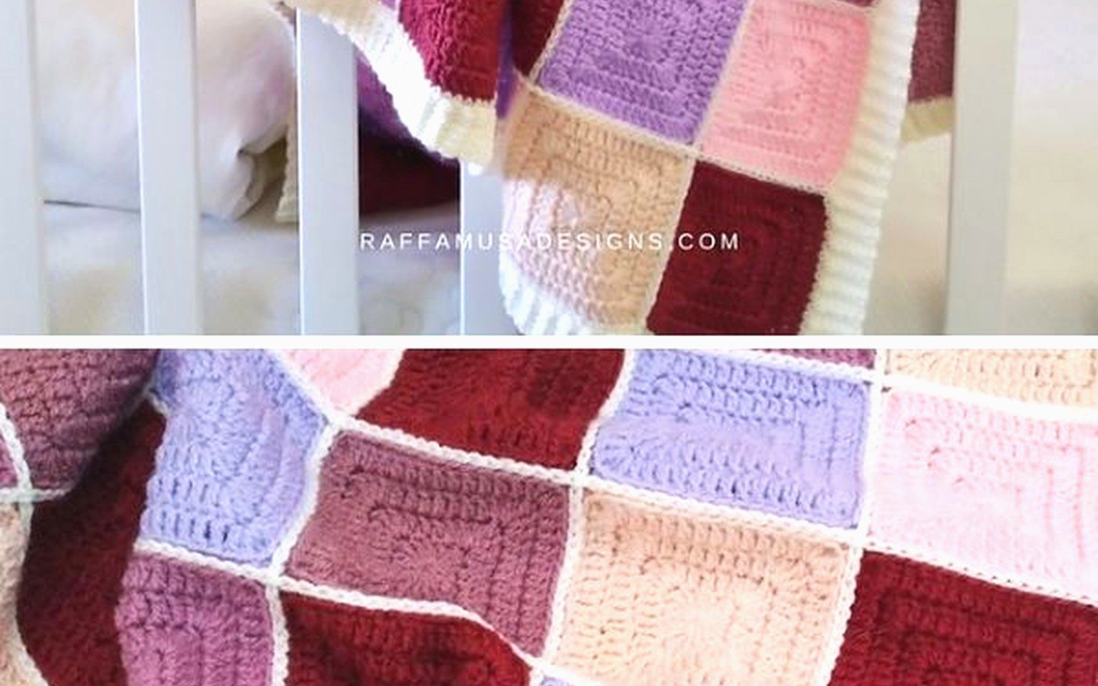 Solid Granny Square Blanket: Classic Pattern