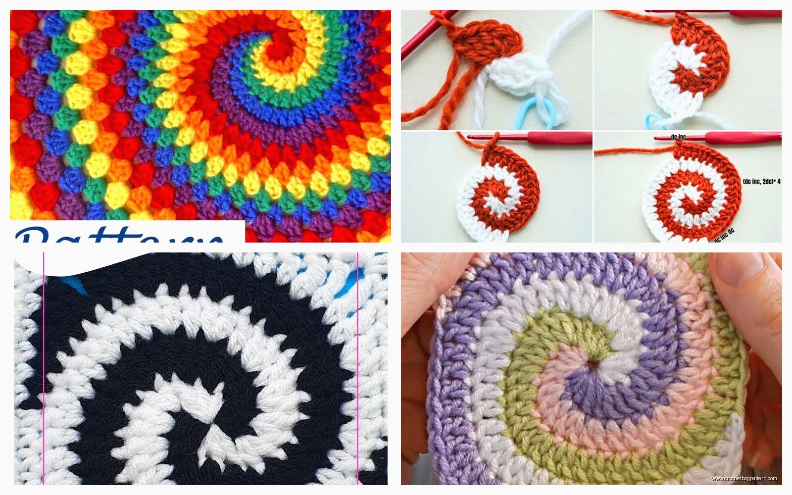 Spiral Granny Square: Continuous Round Pattern