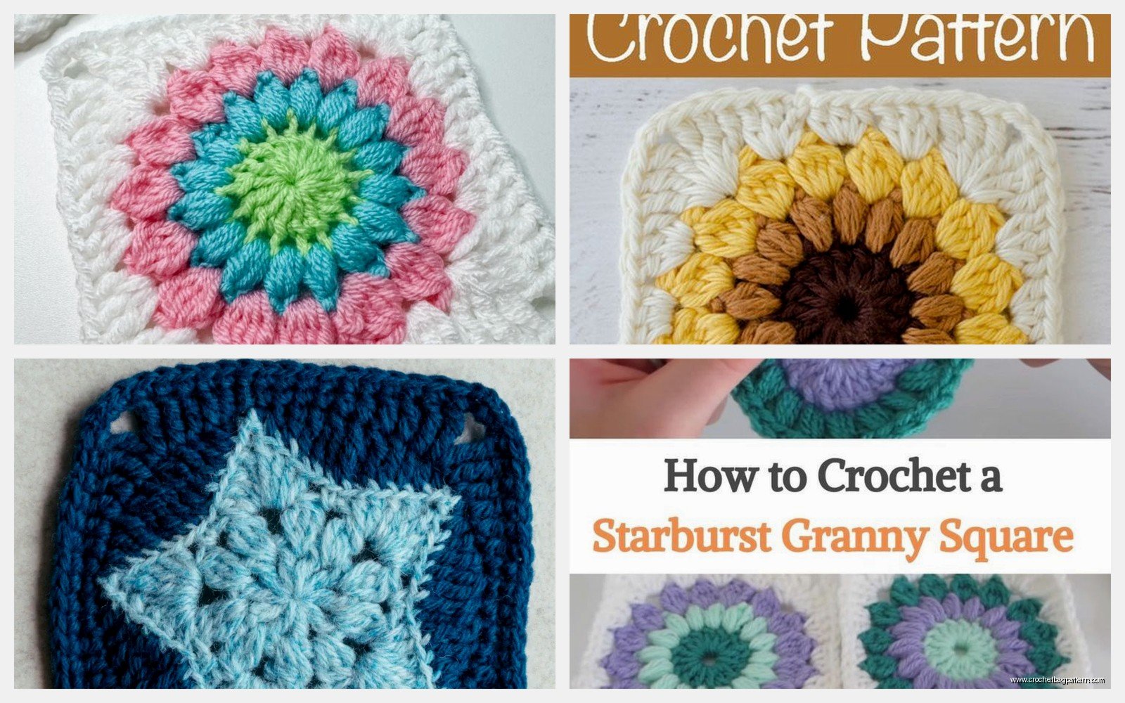 Starburst Granny Square: Sunburst Pattern Tutorial