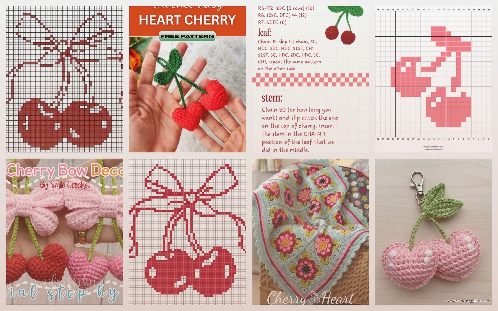 Cherry Heart Crochet: Pattern Designer Collection