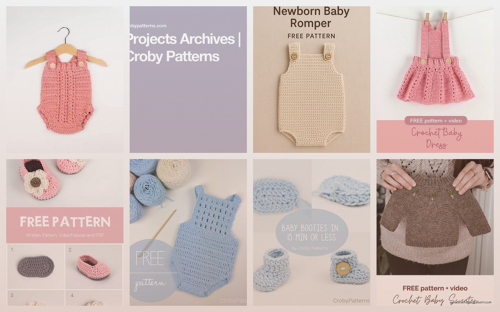 Croby Patterns: Designer Collection & Tutorials