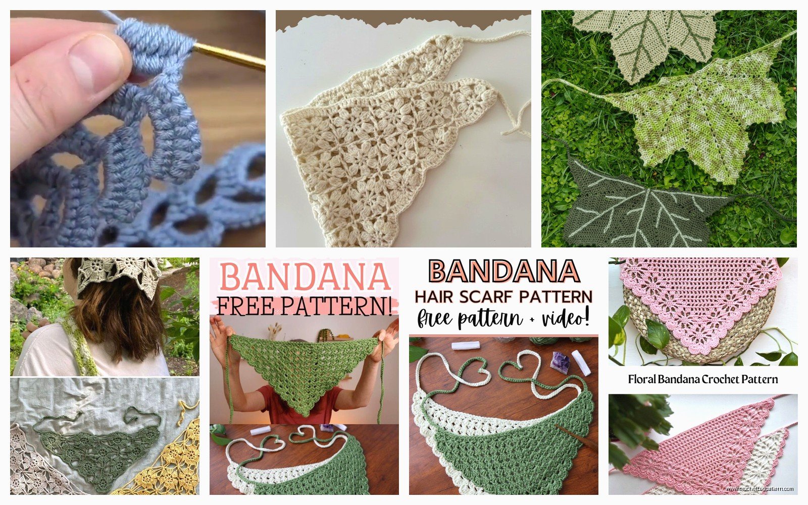 Crochet Bandana: Headscarf & Neckerchief Patterns