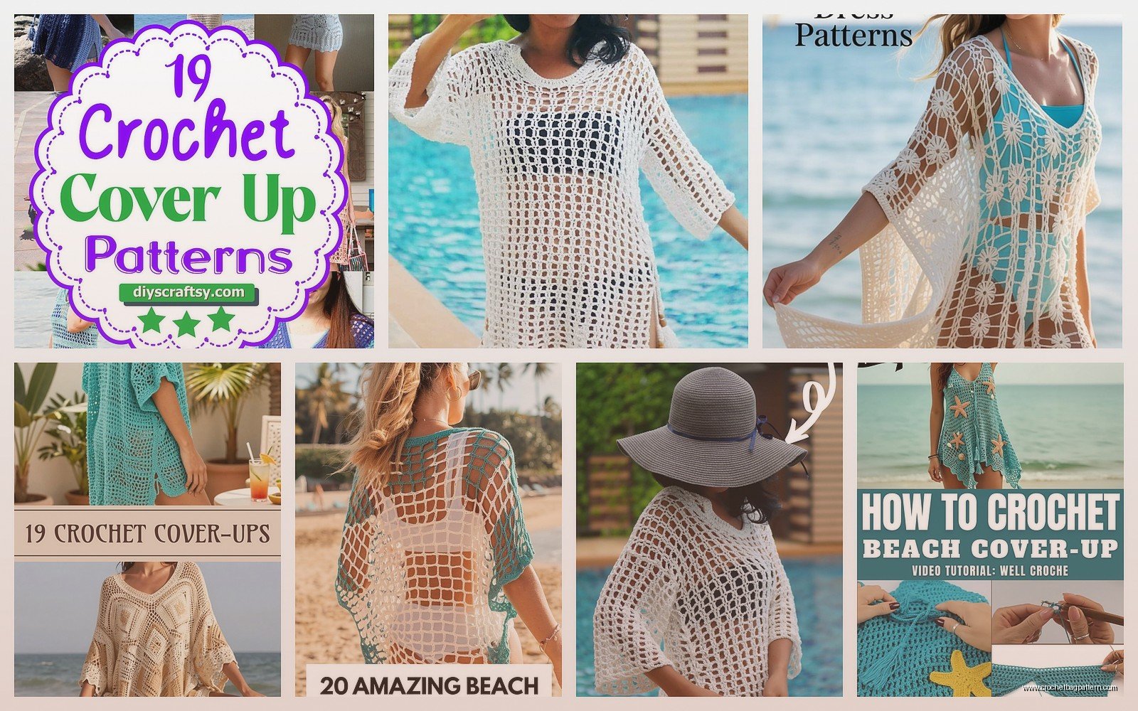 Free Crochet Beach Cover Up Pattern: Summer Designs