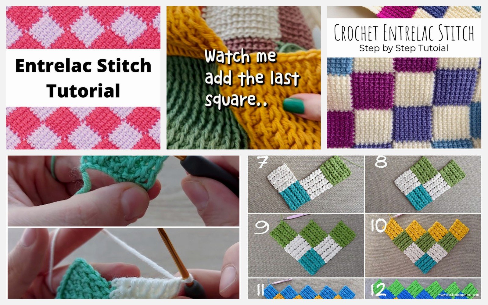 Crochet Entrelac: Woven Block Technique & Patterns