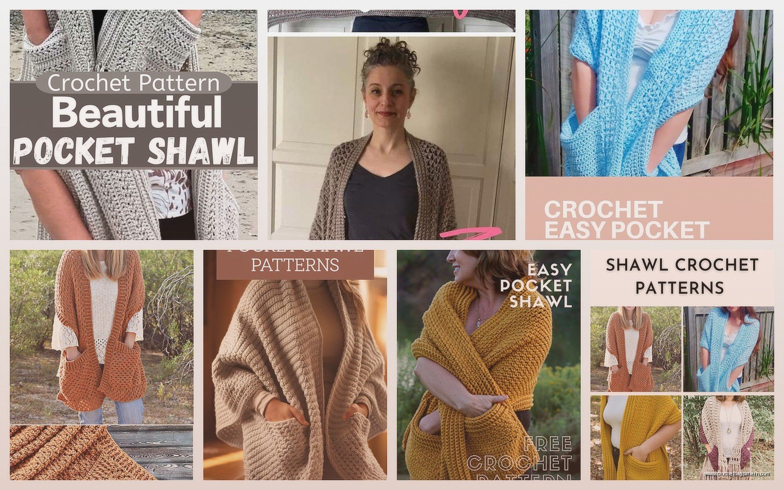 Free Crochet Shawl with Pockets Pattern: Cozy Designs