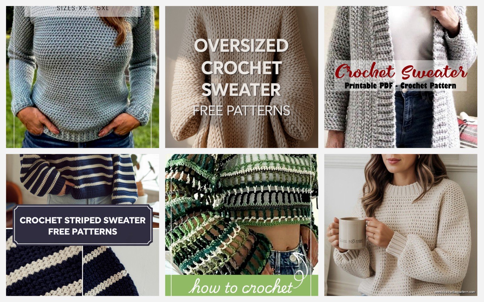 Free Crochet Sweater Patterns: Modern Designs for All Sizes