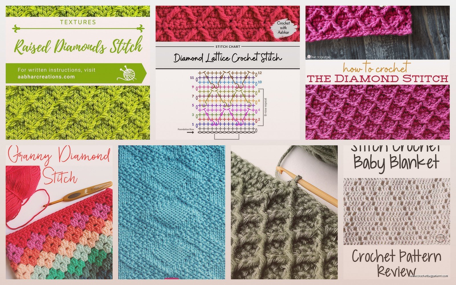 Diamond Stitch Crochet: Pattern & Tutorial Guide
