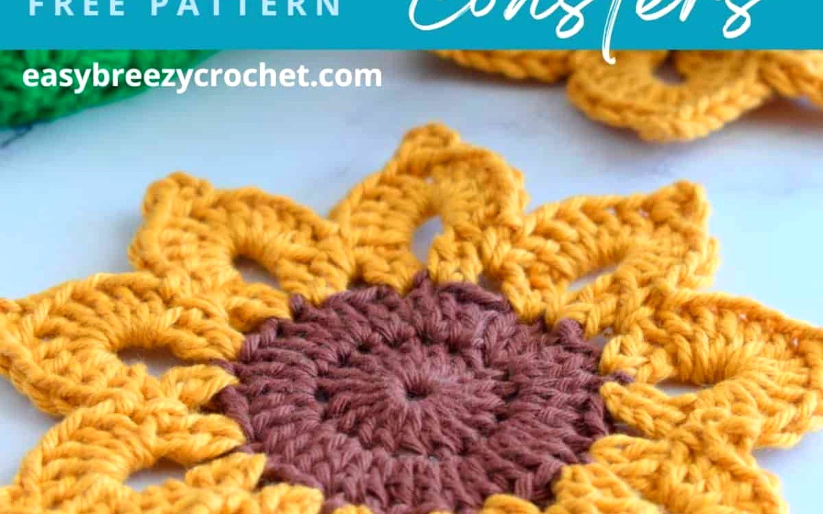 Free Easy Sunflower Crochet Patterns: Floral Designs