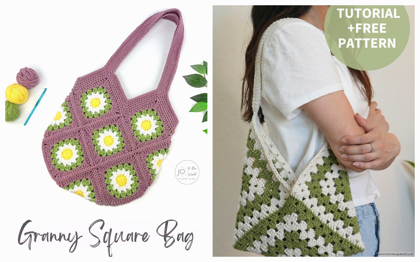 Granny Square Bag: Purse & Tote Patterns
