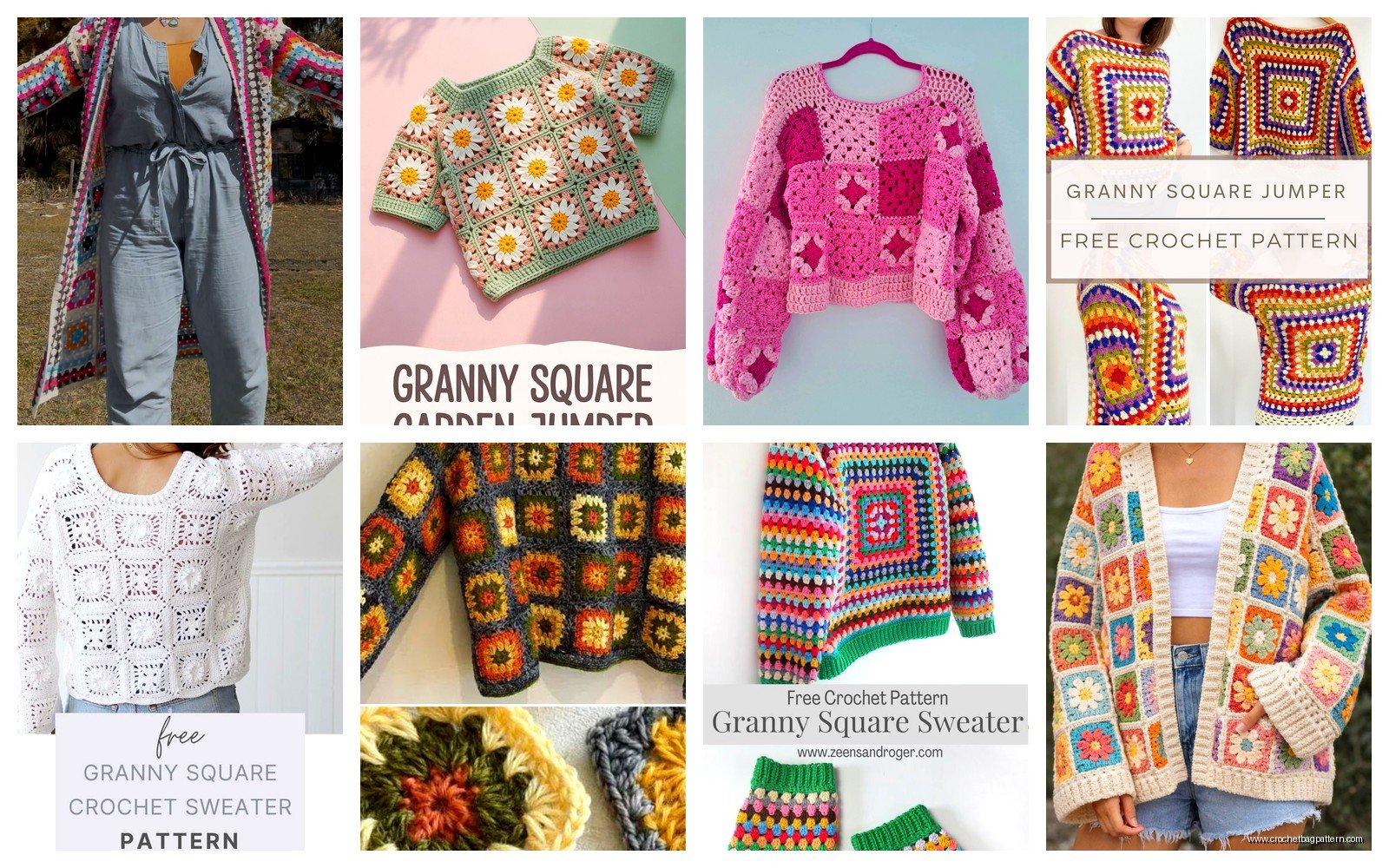 Granny Square Jumper: Sweater Pattern Tutorial