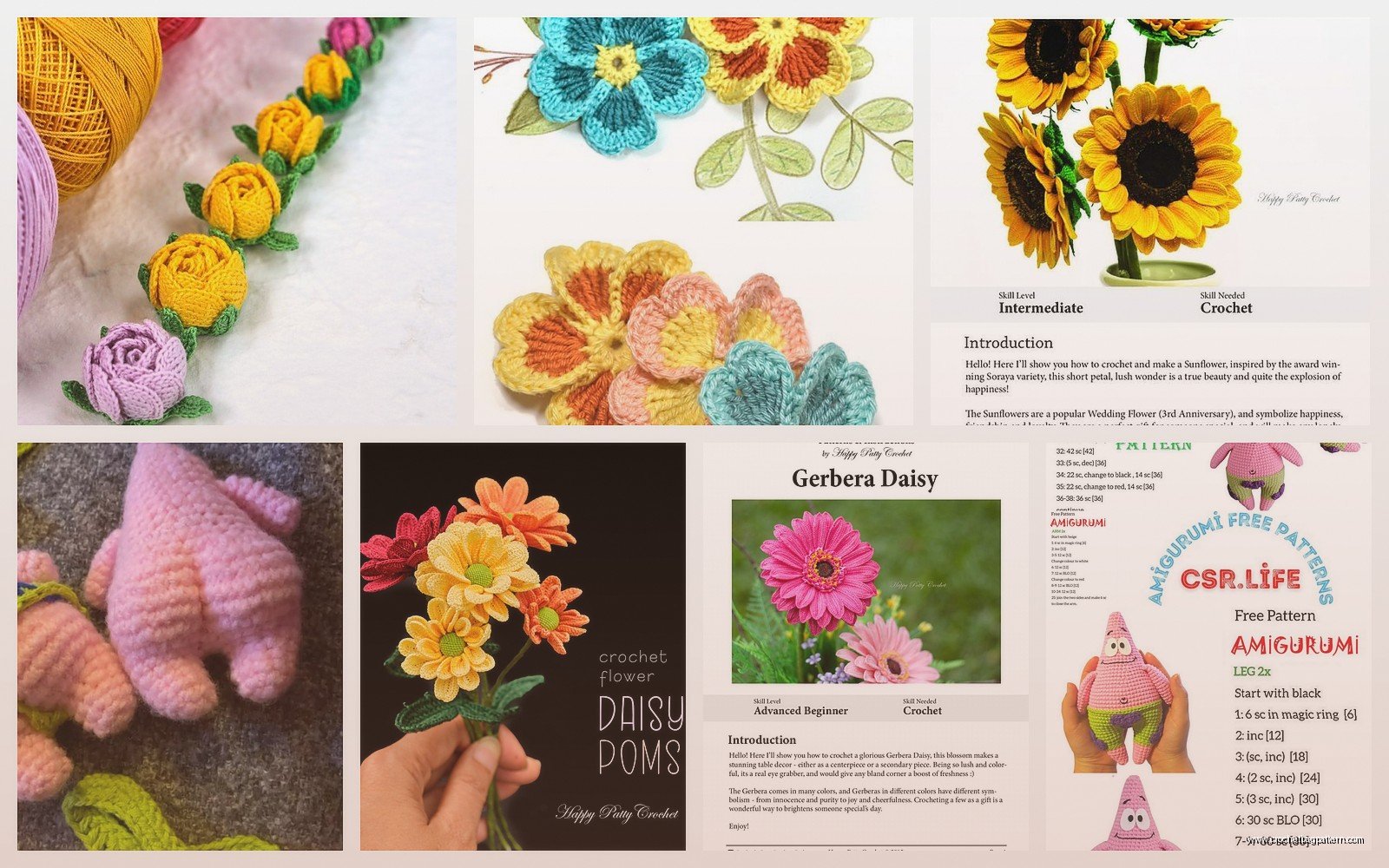 Happy Patty Crochet: Pattern Collection & Tutorials