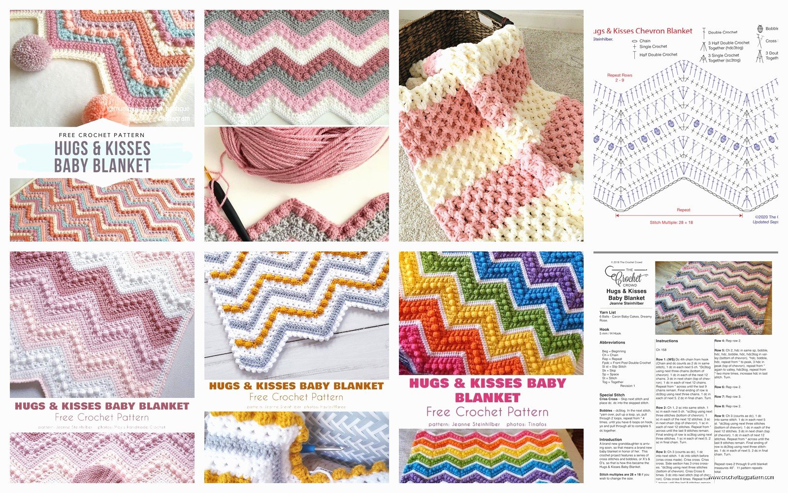 Hugs and Kisses Blanket Pattern: XO Crochet Tutorial