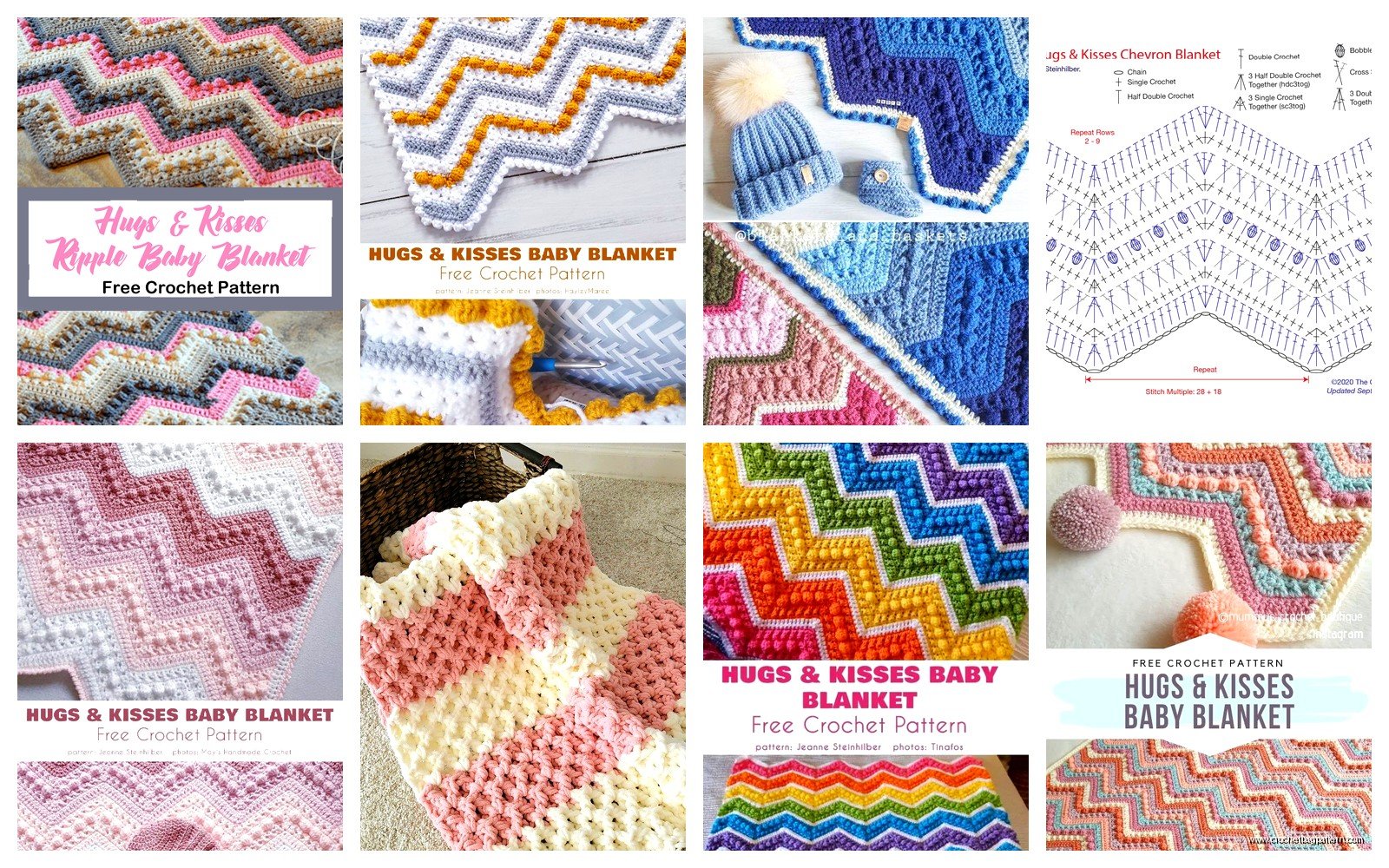Hugs and Kisses Blanket Pattern: XO Crochet Tutorial