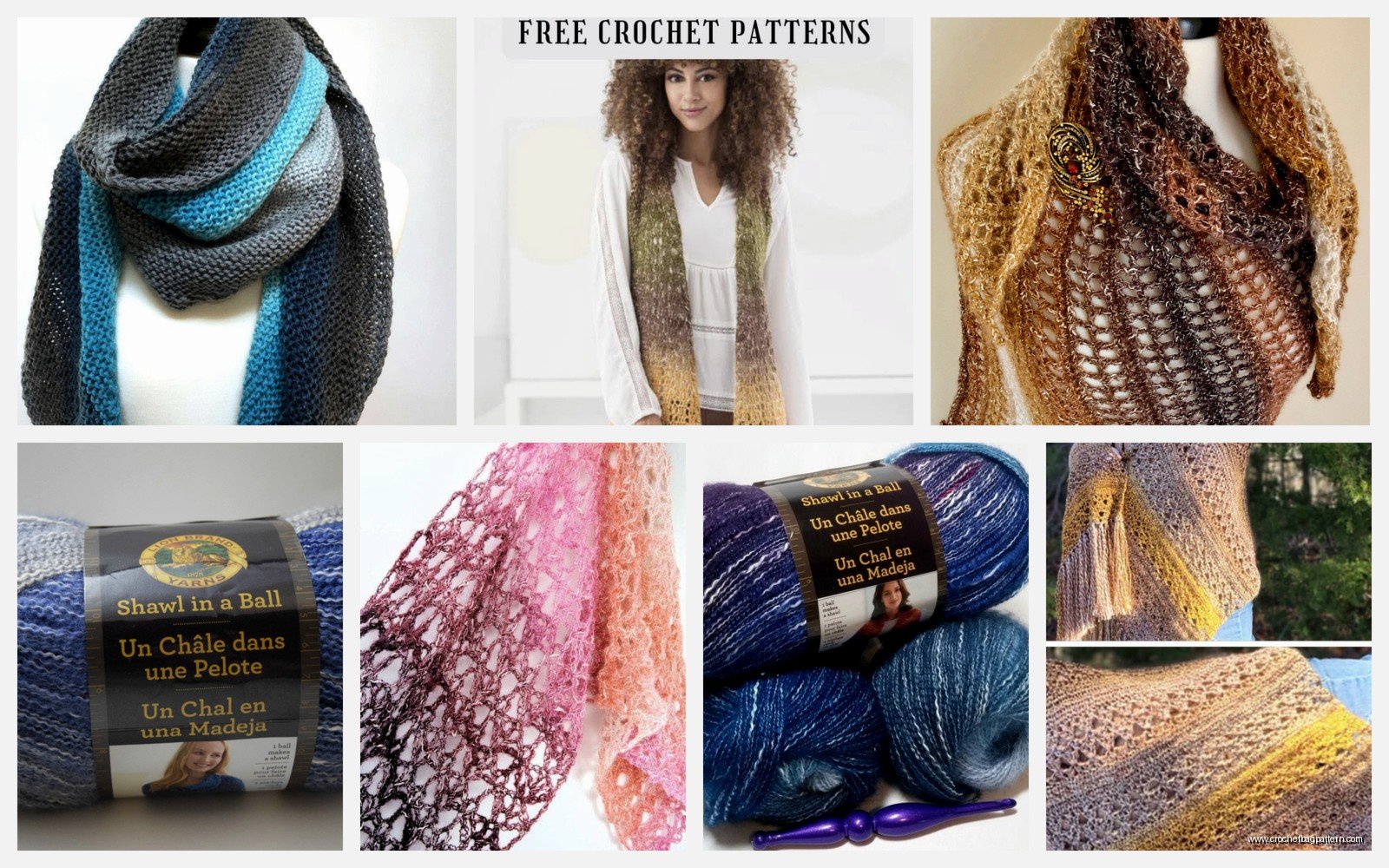 Lion Brand Shawl in a Ball: Patterns & Project Ideas