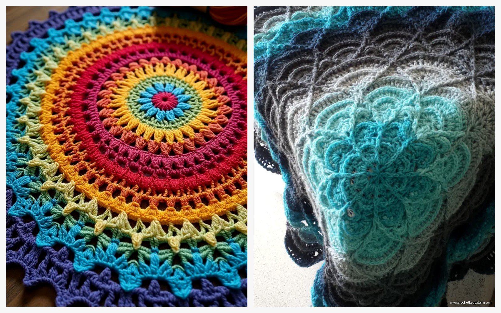 Mandala Yarn Patterns: Lion Brand Cake Projects