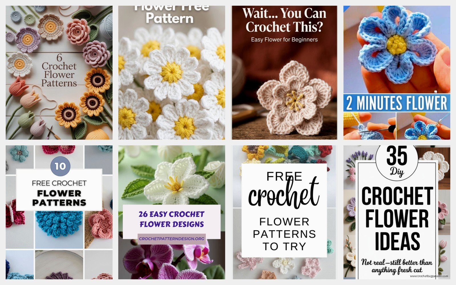 10 Free Crochet Flower Patterns: Complete Collection