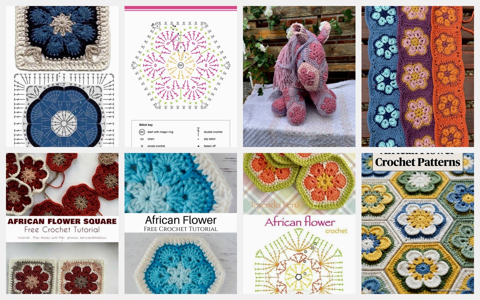 African Flower Crochet: Hexagon Pattern Tutorial