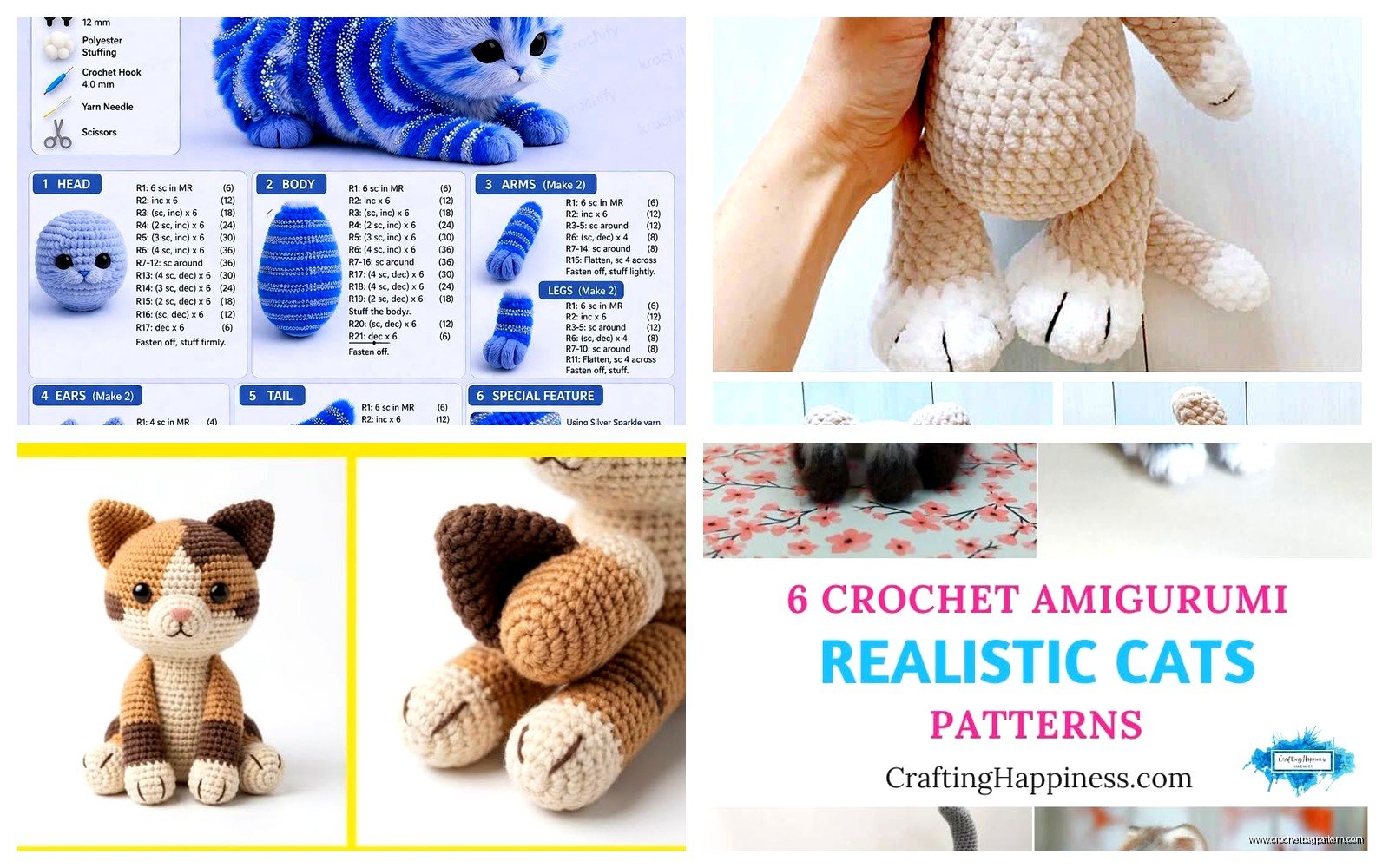Free Amigurumi Cat Pattern: Kitty Tutorial