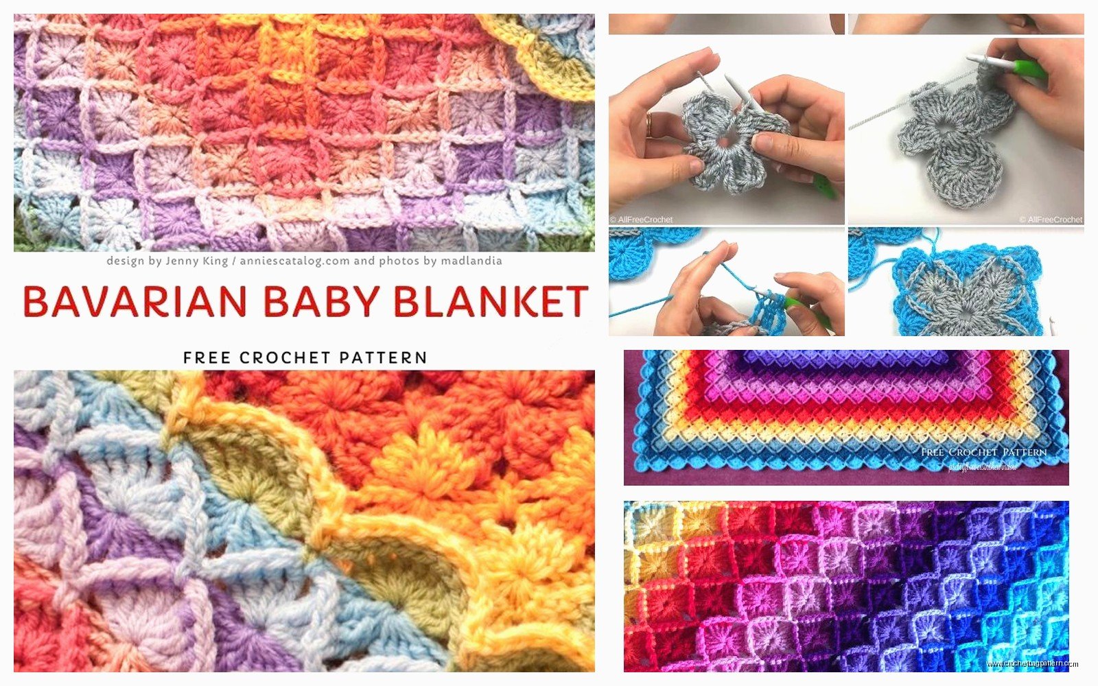 Bavarian Crochet Stitch: Square Pattern Tutorial