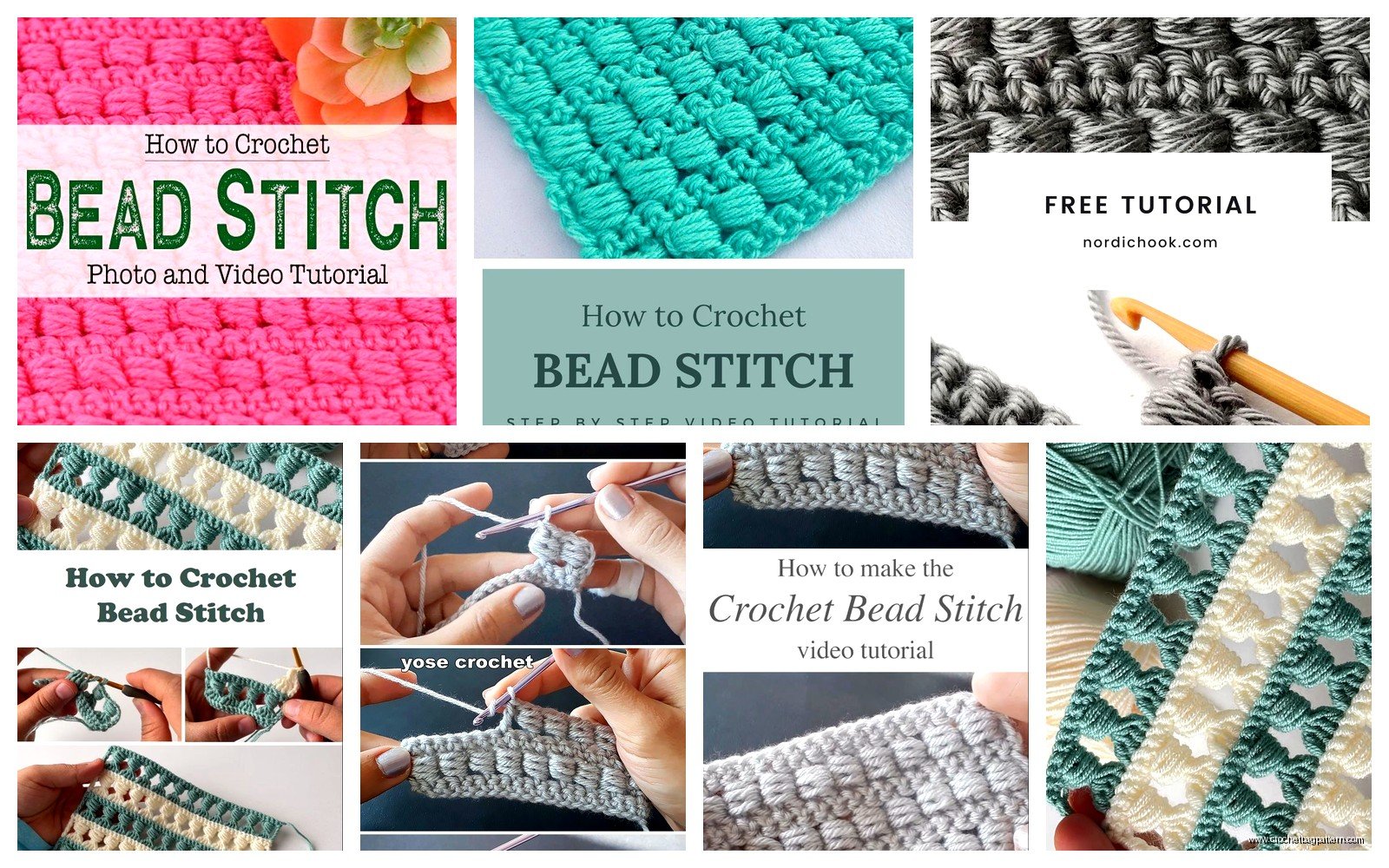 Bead Stitch Crochet: Textured Pattern Tutorial