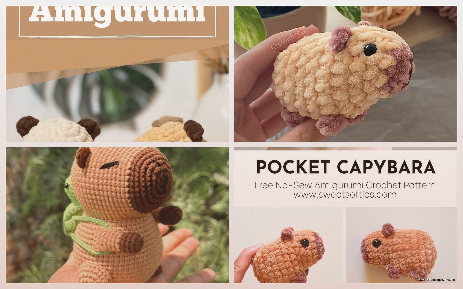 Free Capybara Crochet Pattern: Giant Rodent Tutorial