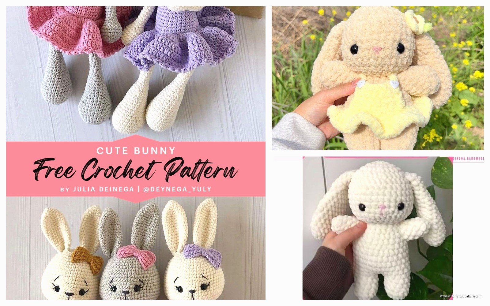 Crochet Bunny Pattern: Rabbit Amigurumi Tutorial