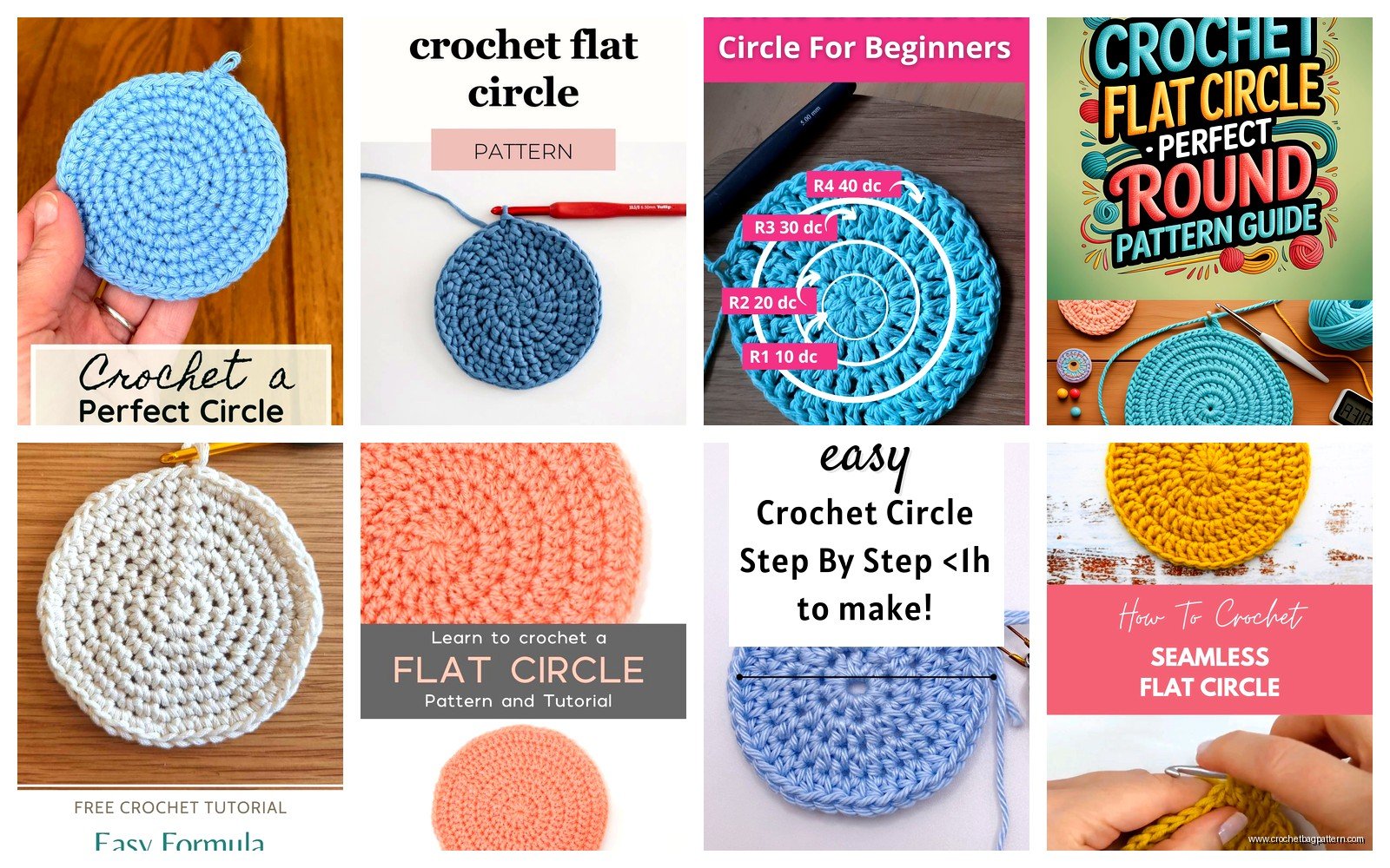Crochet Flat Circle: Perfect Round Tutorial