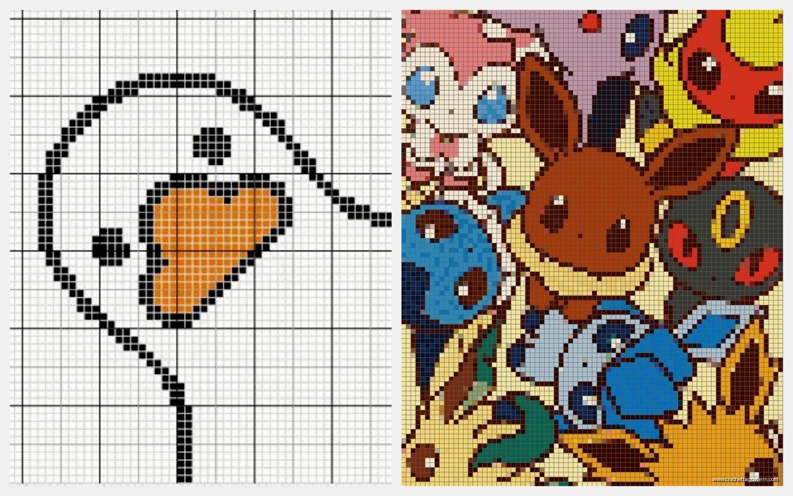 Crochet Graph Patterns: Pixel Art & Chart Designs