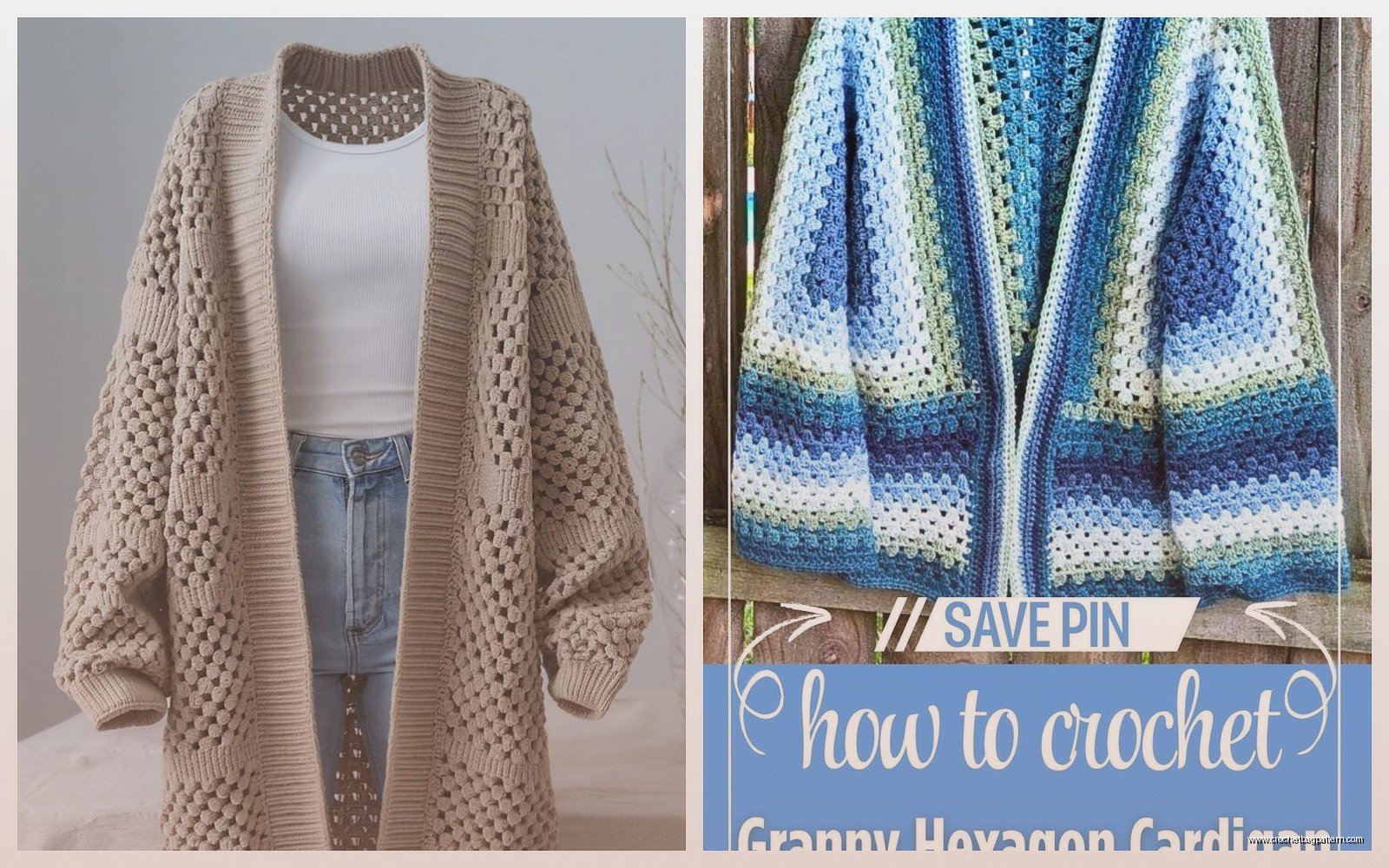 Crochet Jacket Pattern: Cardigan & Coat Tutorials