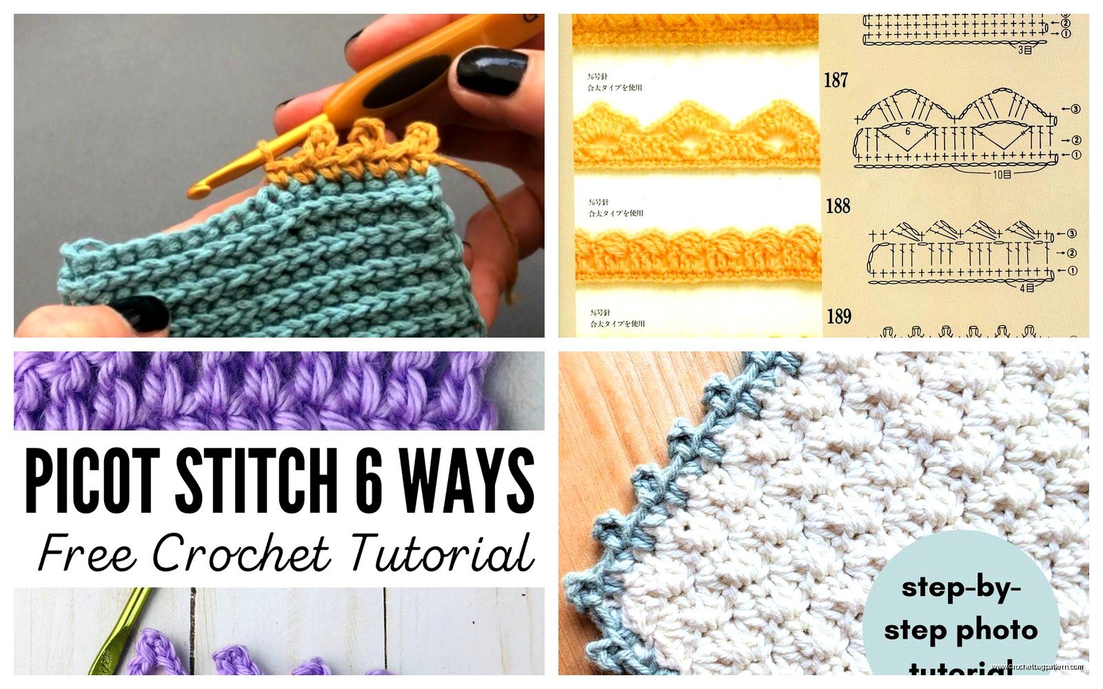 Crochet Picot Edge: Finishing Technique Tutorial