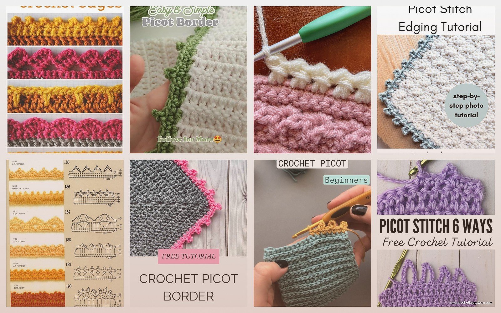 Crochet Picot Edge: Finishing Technique Tutorial