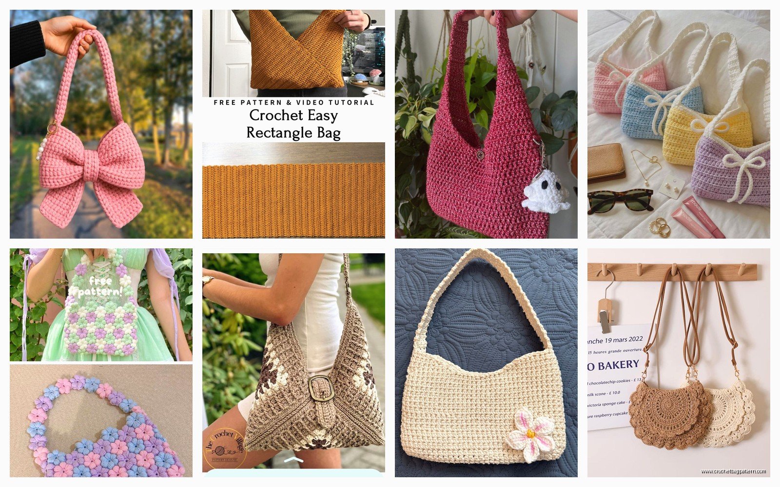 Crochet Purse Patterns: Bag & Handbag Tutorials