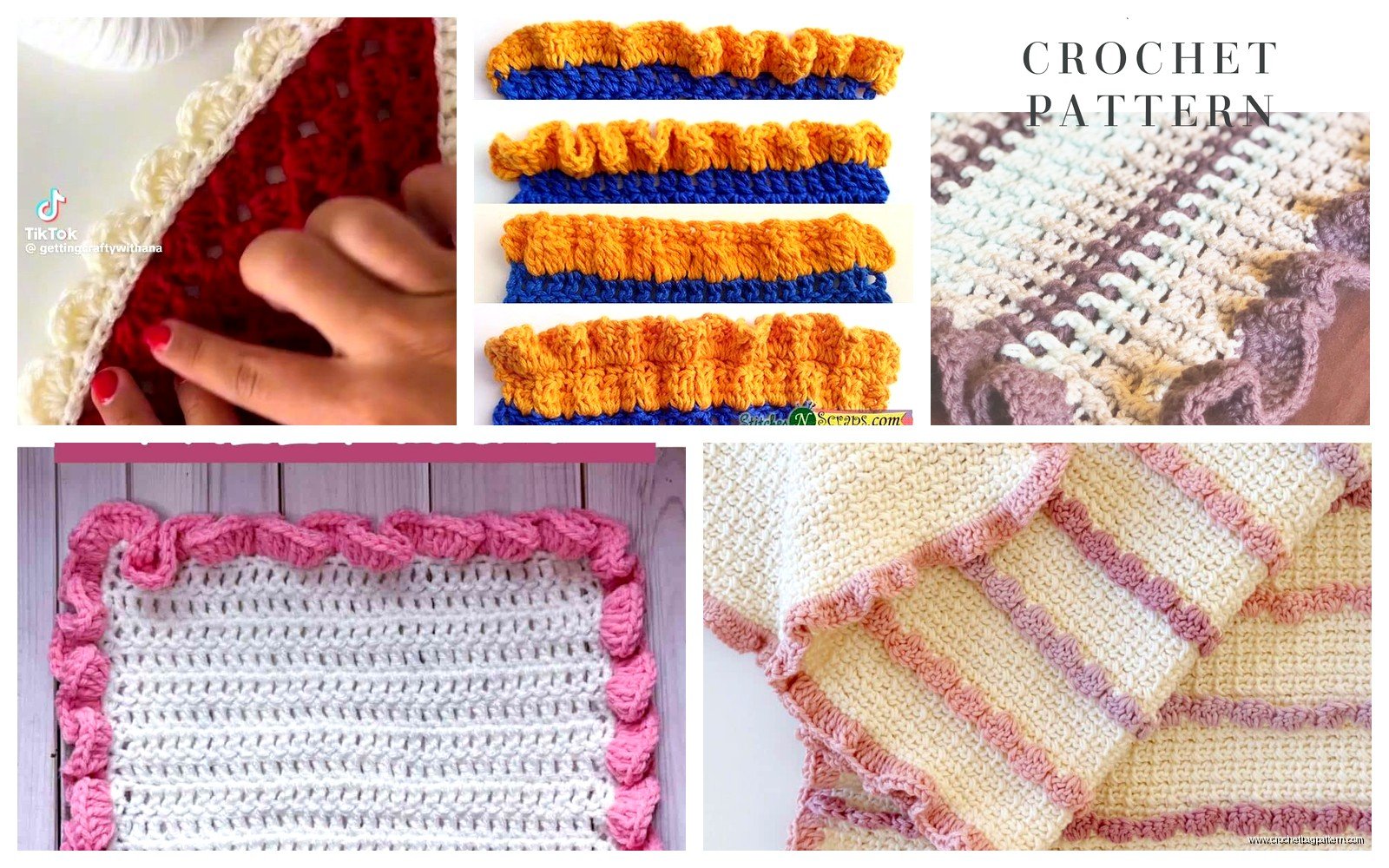 Crochet Ruffle Edge: Finishing Technique Tutorial