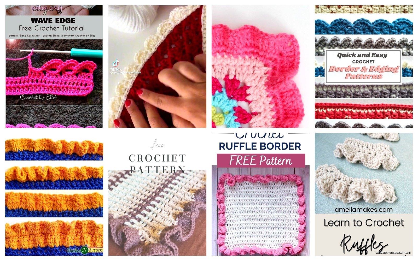 Crochet Ruffle Edge: Finishing Technique Tutorial