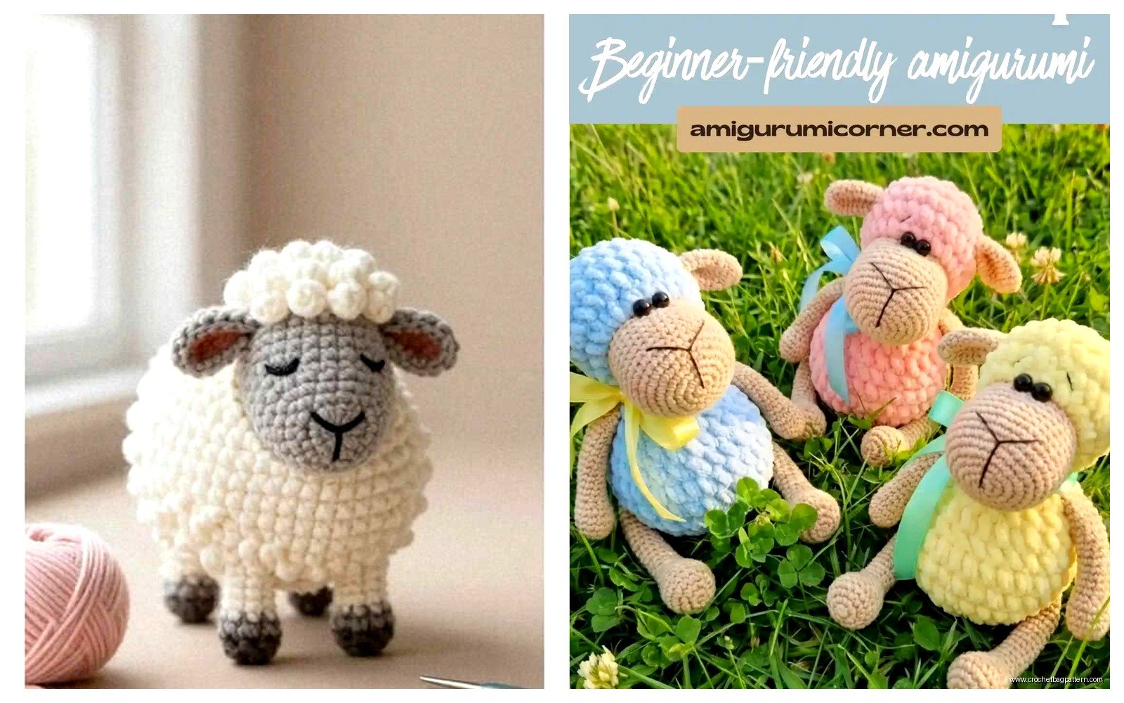 Free Crochet Sheep Pattern: Lamb Amigurumi Tutorial