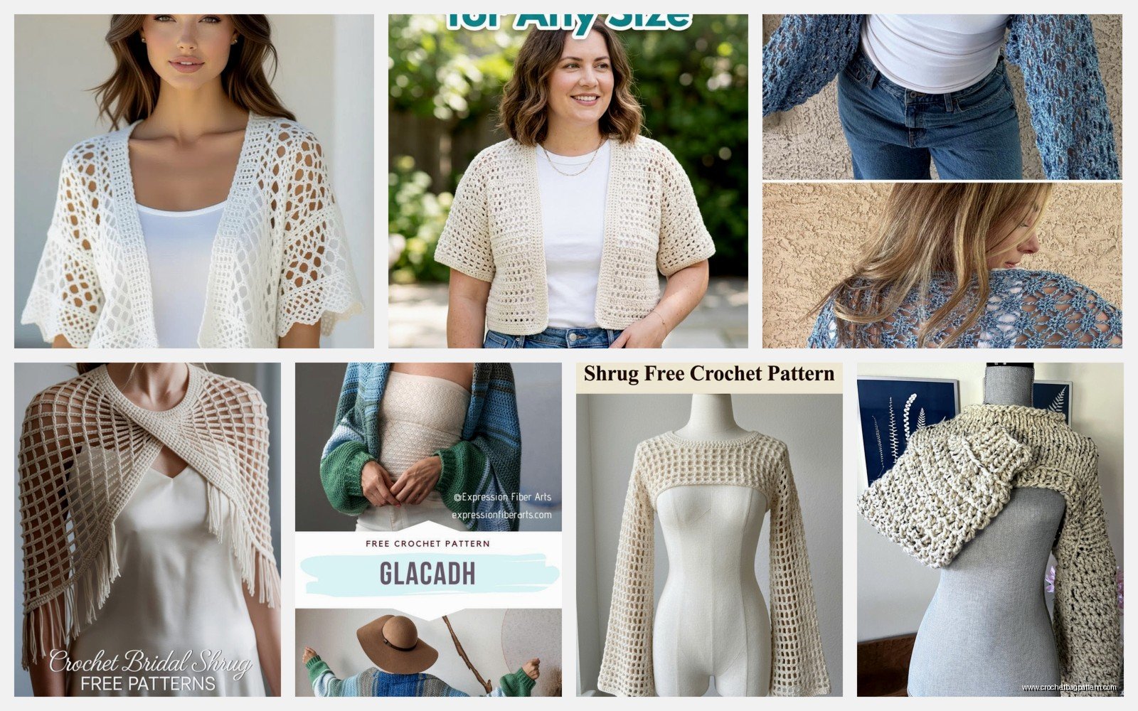 Crochet Shrug Patterns: Bolero & Wrap Tutorials