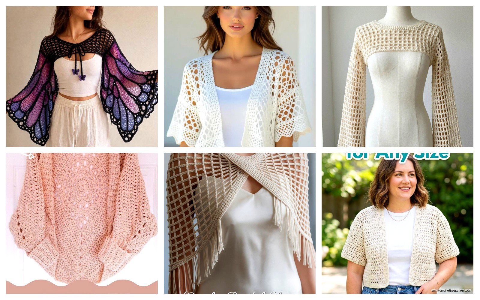 Crochet Shrug Patterns: Bolero & Wrap Tutorials