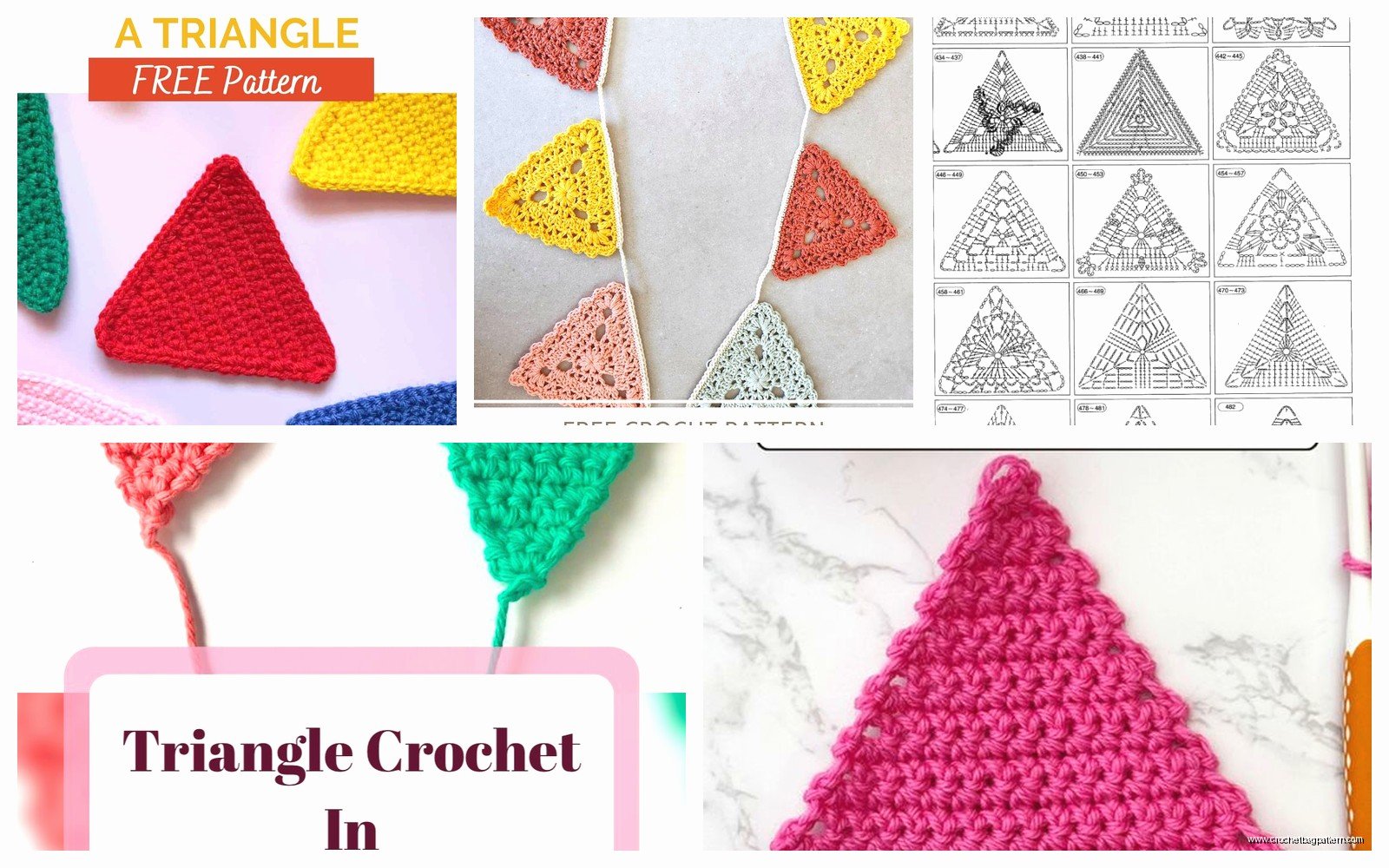 Crochet Triangle Pattern: Geometric Shape Tutorial