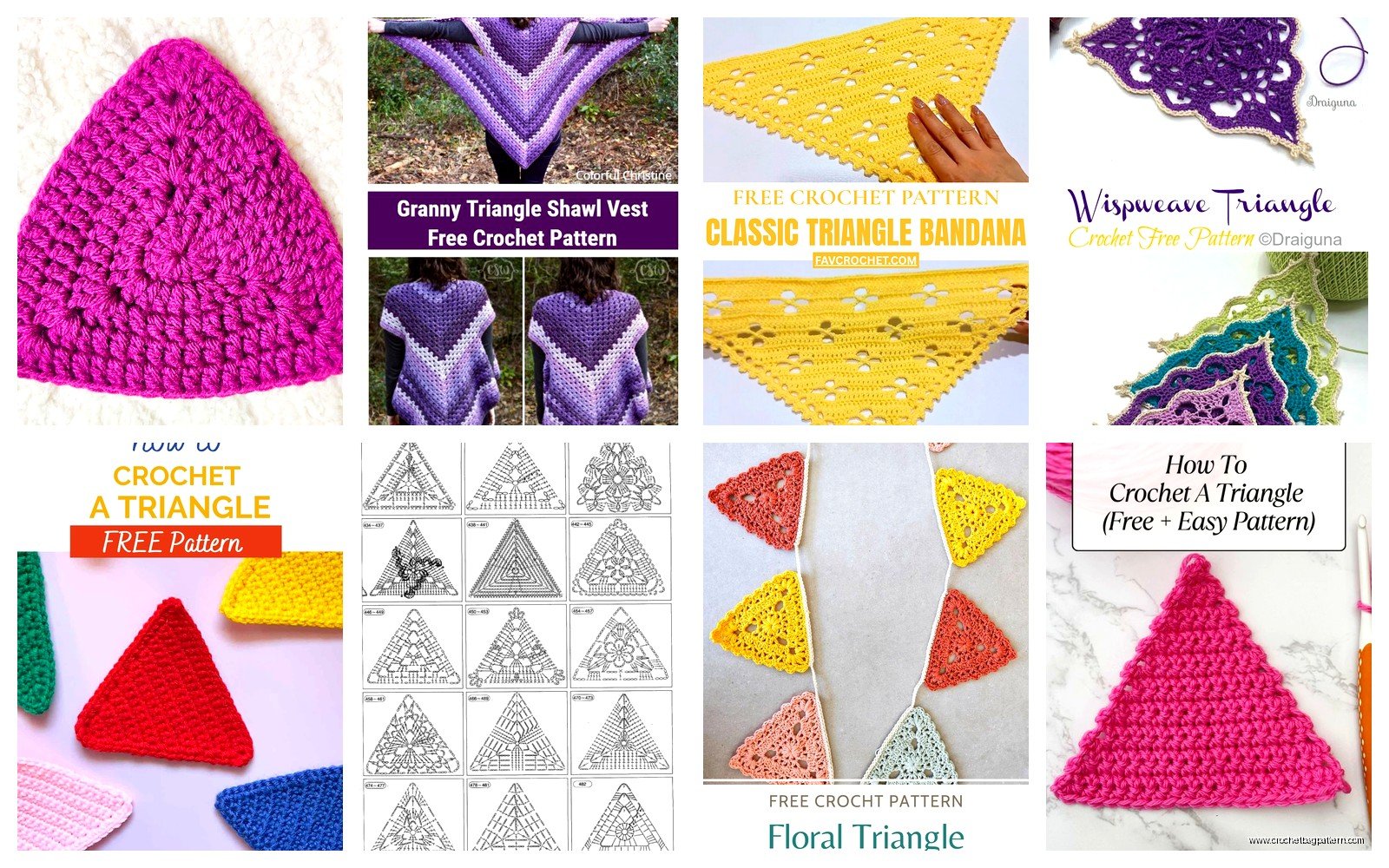 Crochet Triangle Pattern: Geometric Shape Tutorial
