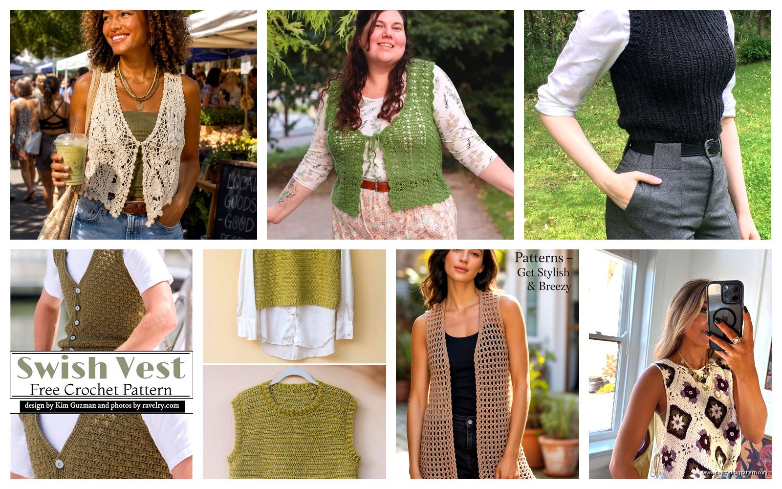 Crochet Vest Patterns: Sleeveless Garment Tutorials