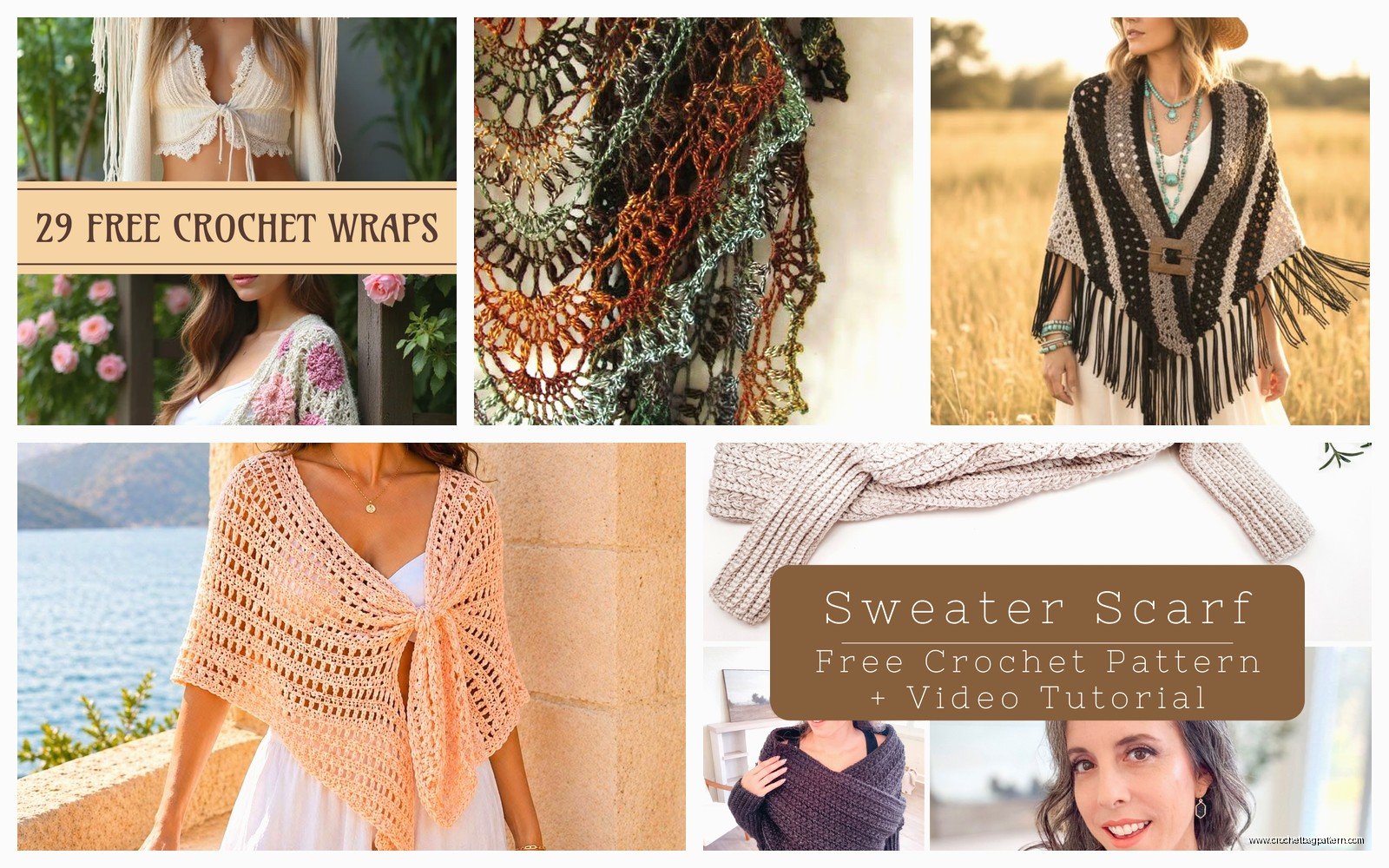 Crochet Wrap Patterns: Shawl & Scarf Tutorials