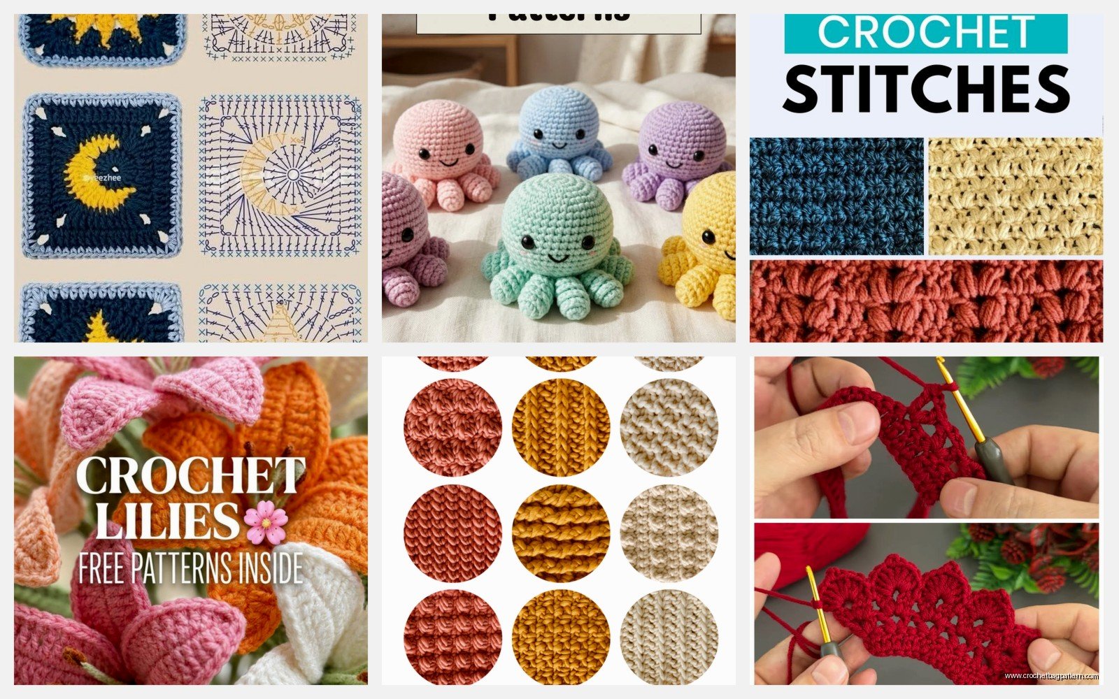 Different Crochet Patterns: Stitch Library Guide