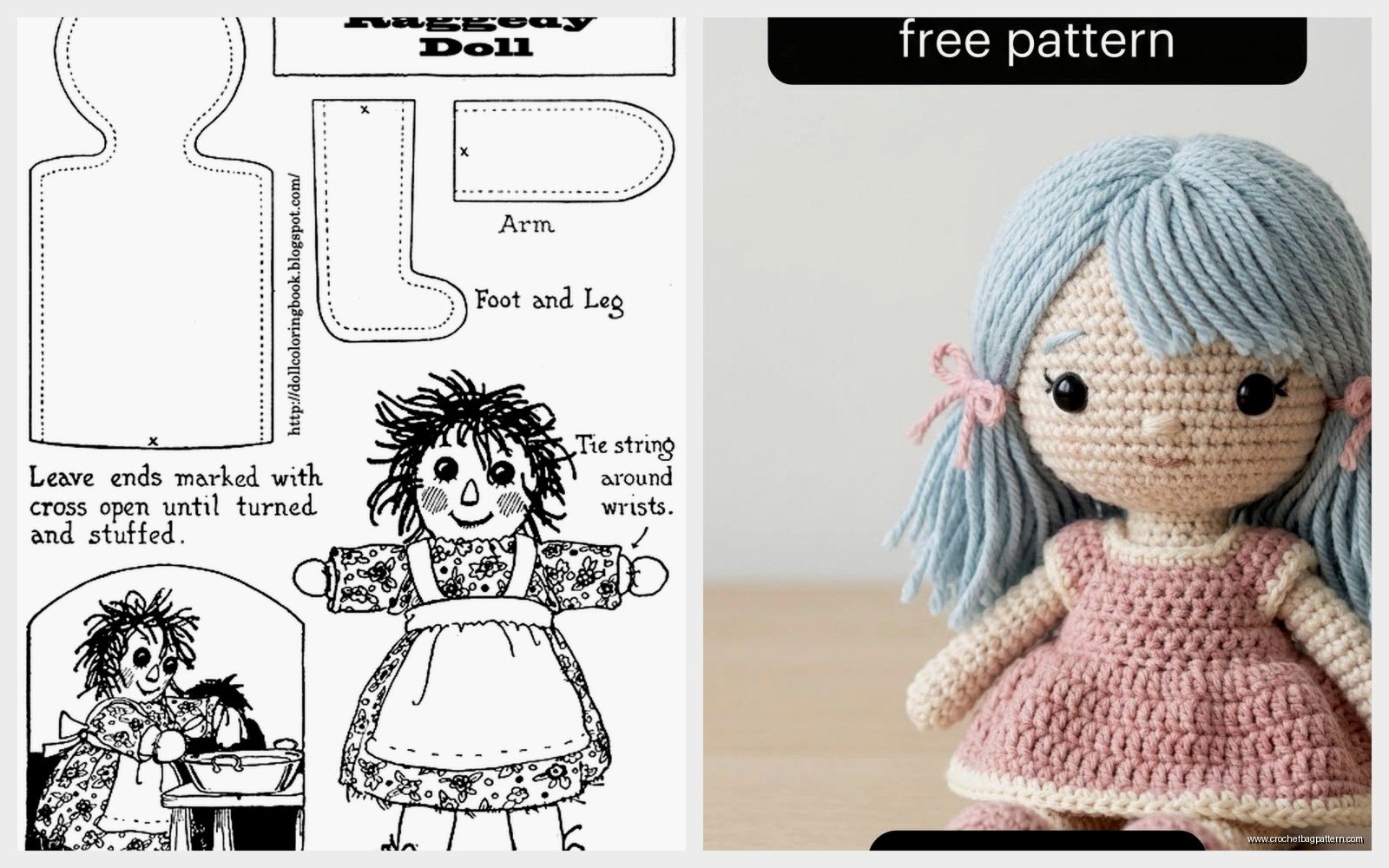 Free Doll Pattern: Crochet Toy Tutorials