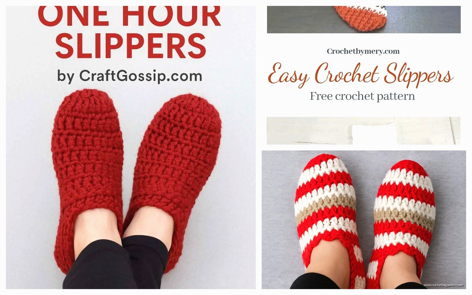 Free Easy Crochet Slippers Pattern: Cozy Footwear