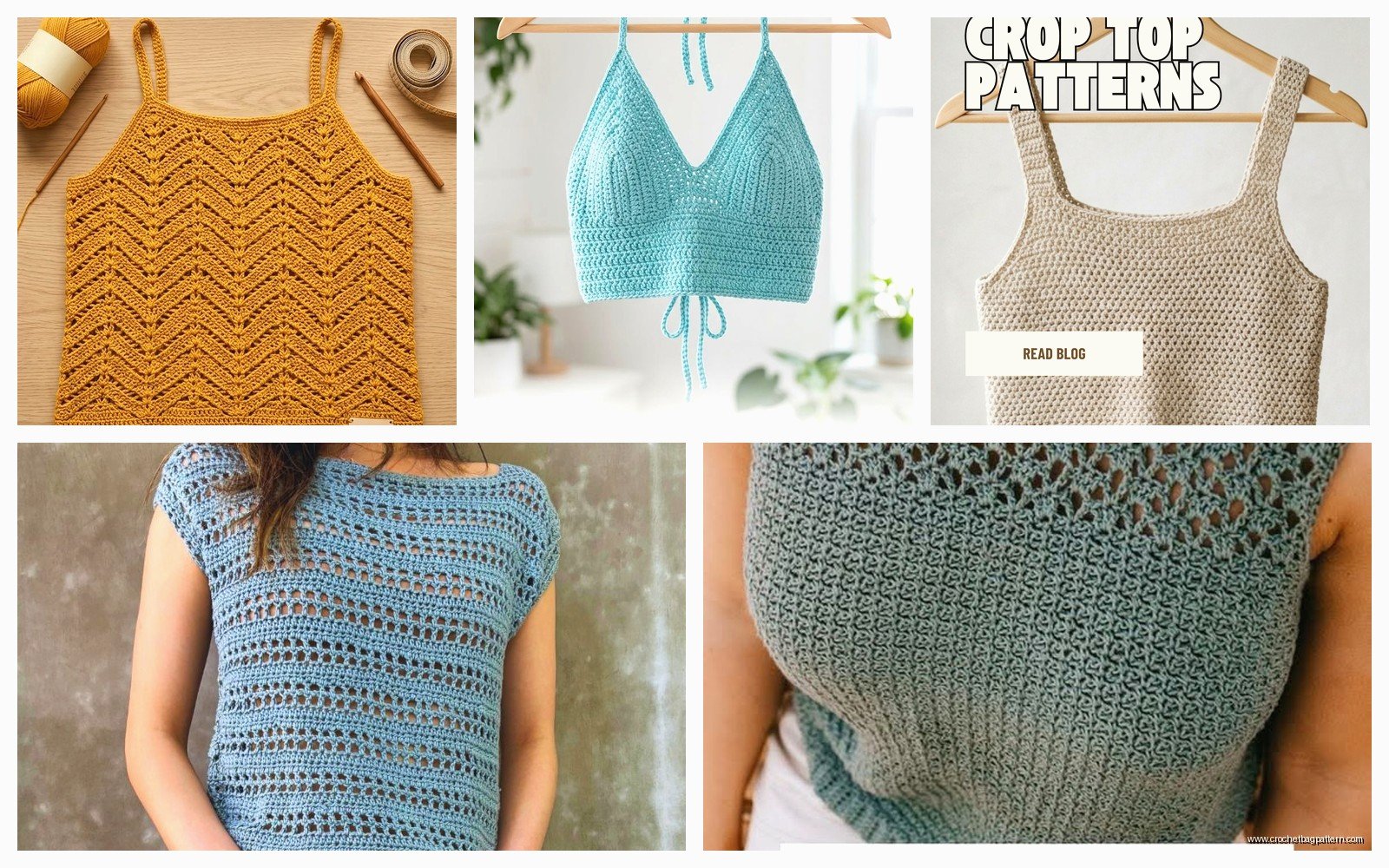 Free Easy Crochet Summer Tops Patterns: Beach Wear